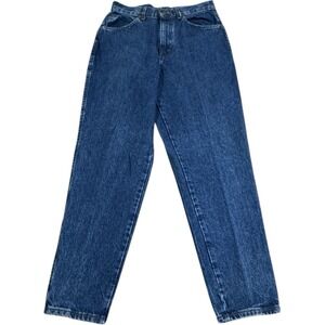 Chic‎ Vintage Mom Jeans Womens Blue High Waist Denim Rodeo Size 12P Retro 80's